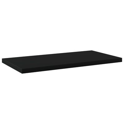805140 vidaXL Bookshelf Boards 4 pcs Black 40x20x1,5 cm Chipboard
