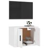 vidaXL Wall Mounted TV Cabinet White Engineered wood Medium