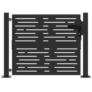 vidaXL Garden Gate 41.3x41.3" Corten Steel Square Design