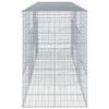 vidaXL Gabion Basket Silver Galvanized Iron Extra Large Heavy Duty