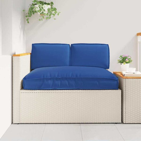 vidaXL Pallet Cushion Set 3 pcs Royal Blue 47.2" x 31.5" x 4.7