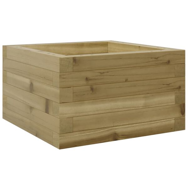 vidaXL Garden Planter Natural Wood Treated Pine Wood