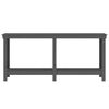 vidaXL Work Bench Grey 70.9x19.7x31.5" Solid Wood Pine