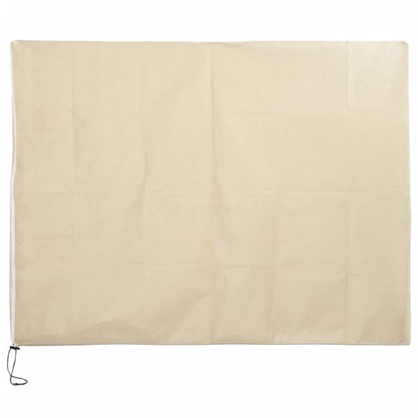 vidaXL Plant Fleece Cover Set of 2 Beige