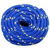vidaXL Boat Rope Blue 0.79 " 164.0 ' Polypropylene