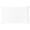 vidaXL Pillow Set of 2 White Memory foam flakes and 100% polyester