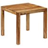 vidaXL Dining Table Natural Wood Solid Acacia Wood Medium Durable