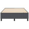 vidaXL Platform Bed Frame Dark Grey 47.24 x 74.80 in Fabric