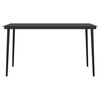 vidaXL Garden Dining Set Black