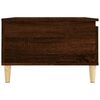 vidaXL Coffee Table Brown Oak Engineered Wood 21.7x21.7x14.4 in