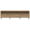 vidaXL TV Cabinet Artisan Oak 59.06 x 11.81 x 17.72 in Engineered Wood
