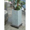 Nature Plant Trolley Anthracite Wood Plastic Composite 12x12 in