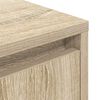 vidaXL Bedside Cabinet Sonoma Oak Engineered wood Medium Bedside Cabinet