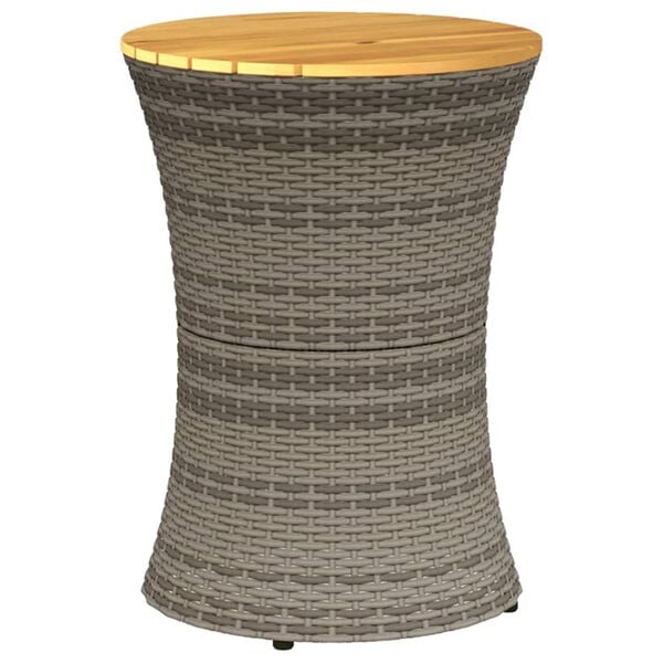 vidaXL Garden Side Table Grey