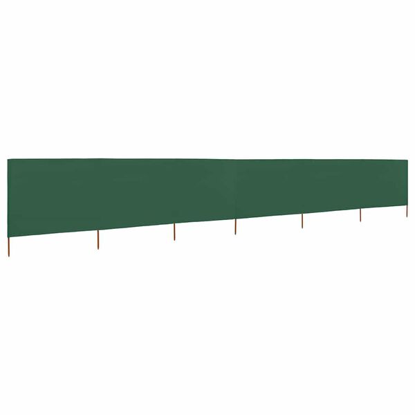 vidaXL Wind Screen Green Non-woven fabric Large Foldable Wind Screen