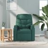 vidaXL Massage Recliner Chair Dark Green