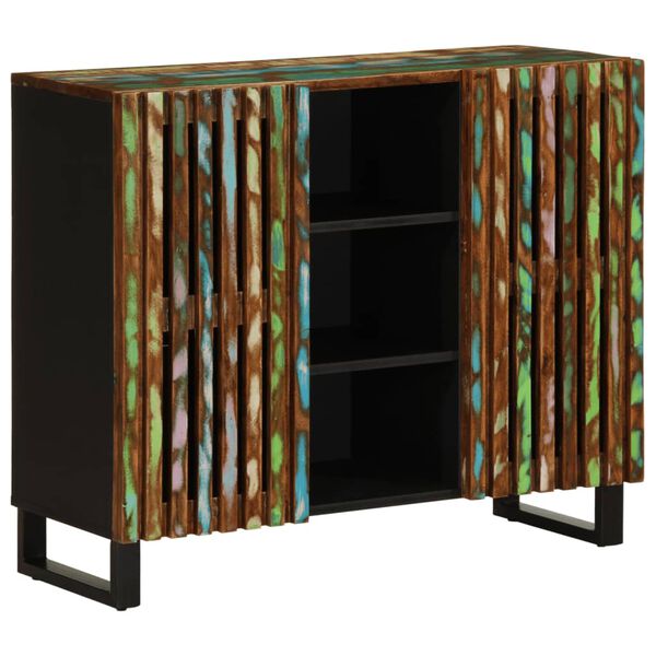 vidaXL Sideboard Reclaimed acacia wood Solid acacia wood, steel Medium