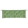 vidaXL Garden Bench Cushion Leaf pattern Oxford fabric (100% polyester)