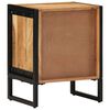 vidaXL Bedside Table Brown 15.75 x 11.81 x 19.69 in