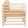 vidaXL Garden Chair Beige, Pine