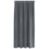 vidaXL Blackout Curtains 2 pcs Light Grey 55.12 x 68.90 in Velvet