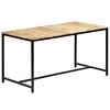 vidaXL Dining Table Brown and Black