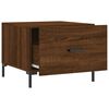vidaXL Coffee Table Brown Oak Engineered Wood Compact Coffee Table