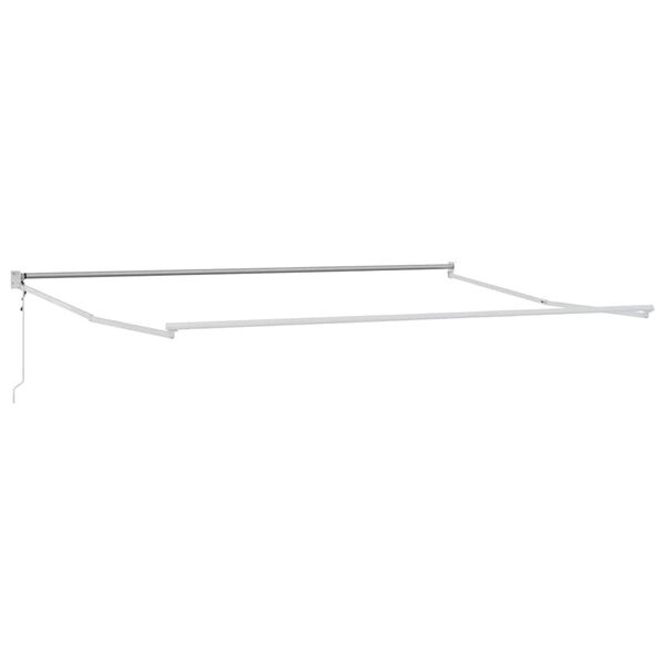 vidaXL Awning White 196.9"x 118.1" Metal