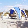 vidaXL Party Tent Azure Blue Waterproof