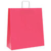 vidaXL Paper Bags 250 pcs with Handles Pink 45x17x48 cm