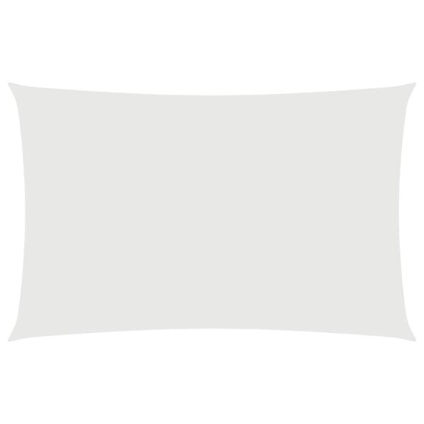 vidaXL Sunshade Sail Oxford Fabric Rectangular 13.1x23.0' White