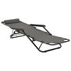vidaXL Sunlounger Set of 2 Grey