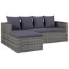 vidaXL Garden Lounge Set Dark Grey