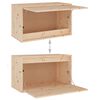 vidaXL TV Cabinet Set of 6 Natural wood Solid pine wood Various sizes