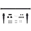 vidaXL Mini Sliding Cabinet Door Kit Carbon Steel 59.8"