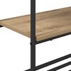 vidaXL Clothes Rack with Shelves Other artisan oak 60 x 30 x 171 cm