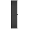 vidaXL Outdoor Storage Cabinet Grey and Black Polypropylene Medium