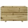 vidaXL Garden Planter Natural wood Vacuum pressure treated pinewood