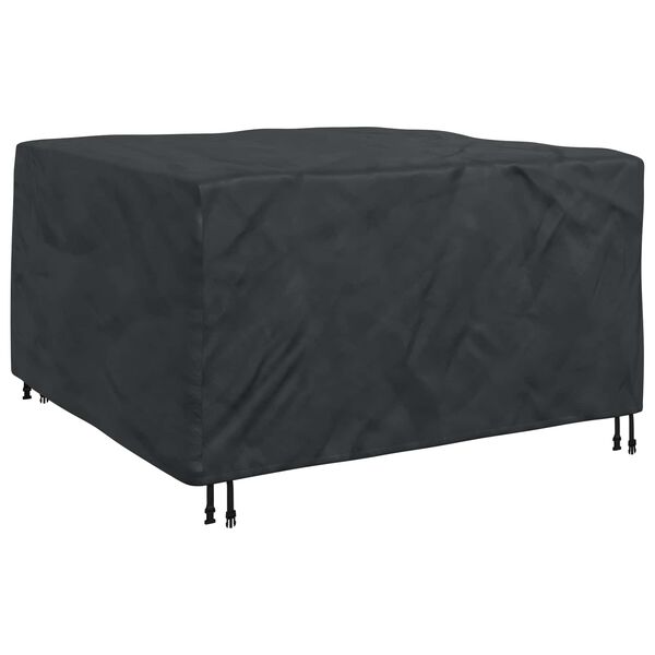 vidaXL Furniture Cover Plain Black 59.06 x 59.06 x 29.53 in 210D