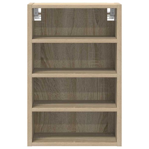 vidaXL Hanging Cabinet Sonoma oak Engineered wood Compact