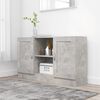 vidaXL Sideboard Concrete Gray 47.2"x12"x27.6" Engineered Wood