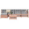 vidaXL Garden Sofa Set Reddish-Brown Solid Douglas Fir Wood Large
