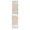vidaXL 6-Panel Room Divider Cream 82.7x65.0" Fabric