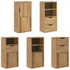 vidaXL Side Cabinet Honey Solid pine wood with engineered wood Medium