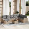 vidaXL Garden Sofa Set Beige