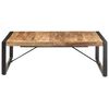 vidaXL Coffee Table 47.2"x47.2"x15.7" Rough Mango Wood