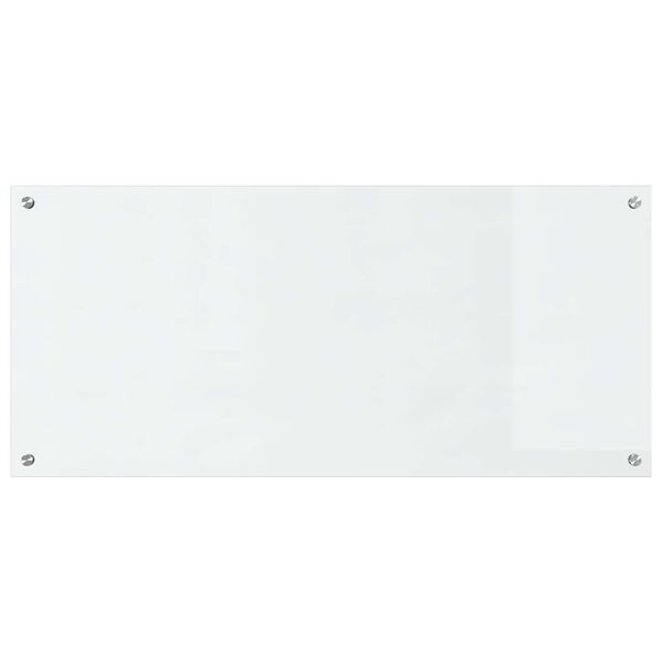 vidaXL Kitchen Backsplash Transparent 43.31 x 19.69 x 0.24 in