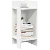 vidaXL Side Table Set of 2 White Engineered wood Small Side Table