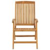 vidaXL Reclining Patio Chair Set of 6 Teak Wood