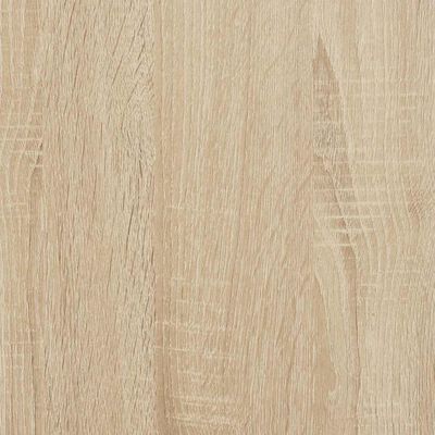 Wood grain close-up of the shelf surface, showing natural wood texture.